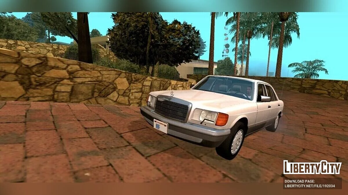 Mercedes-Benz 560SEL / GTA سان أندرياس (iOS، أندرويد)