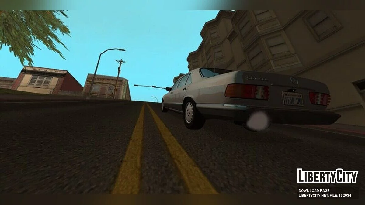 Mercedes-Benz 560SEL / GTA سان أندرياس (iOS، أندرويد)