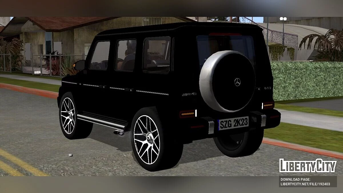 Mercedes-Benz AMG G63 2022 (apenas DFF) / GTA San Andreas (iOS, Android)