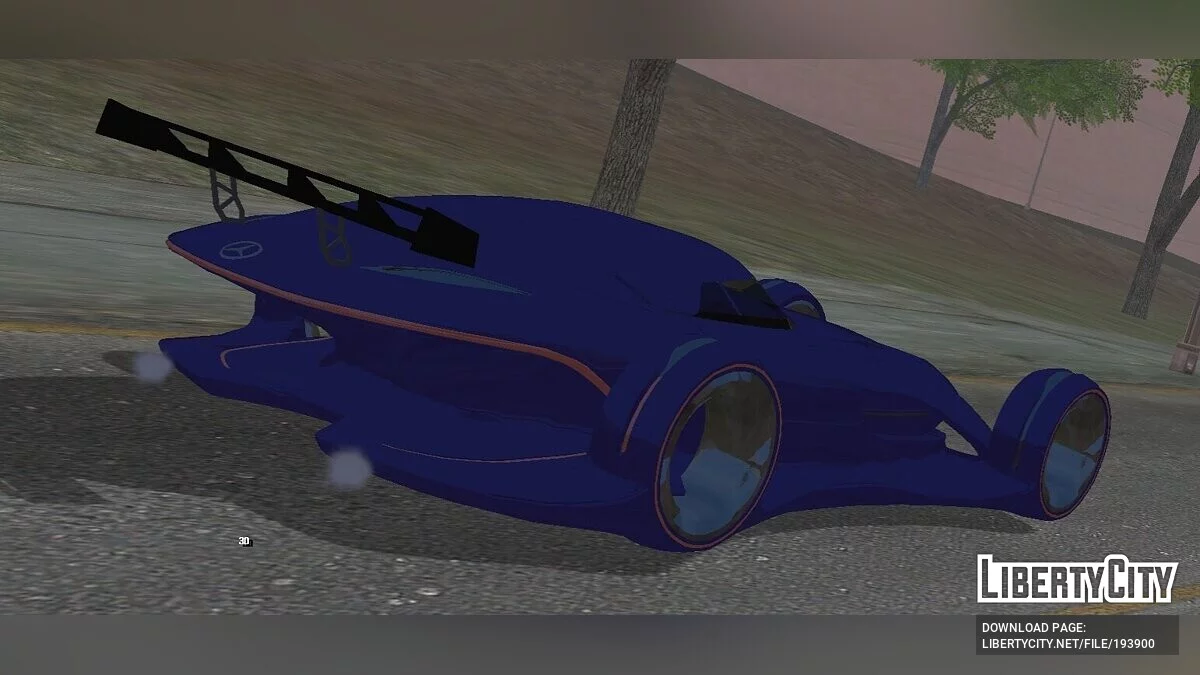 Mercedes-Benz Silver Lighting (only DFF) / GTA San Andreas (iOS, Android)