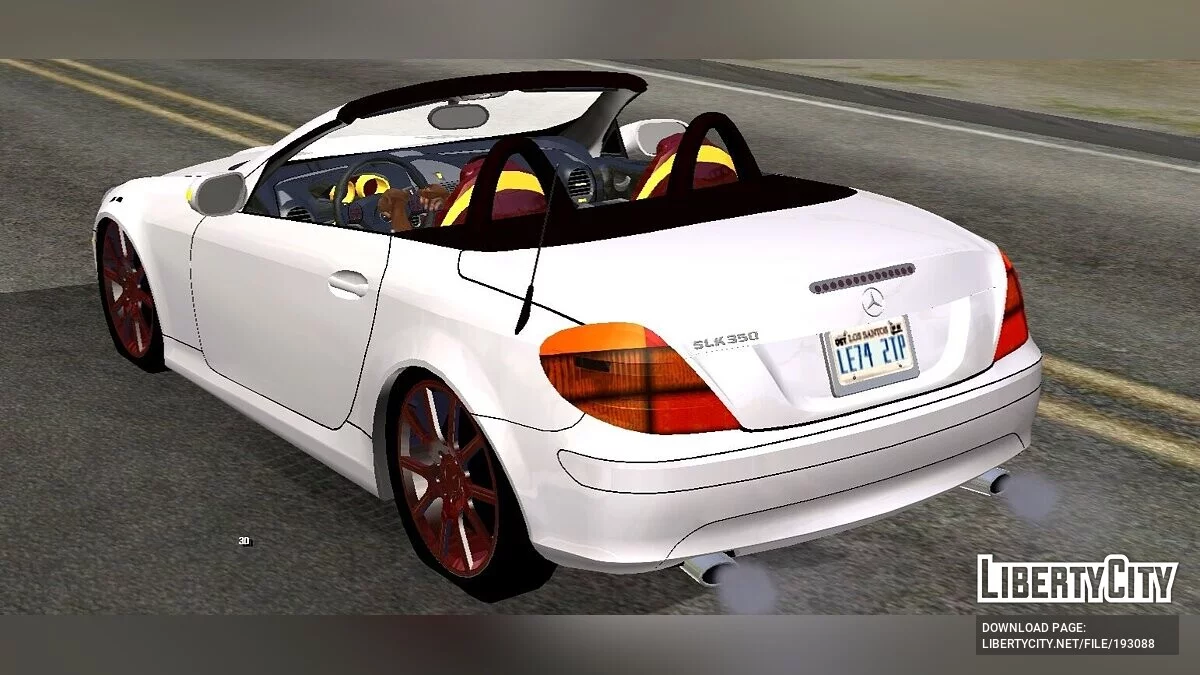Mercedes-Benz SLK350 (solo DFF) / GTA San Andreas (iOS, Android)