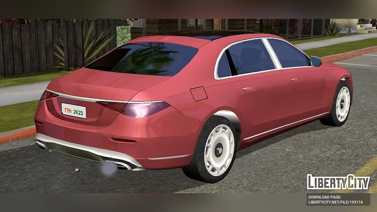 Mercedes-Maybach Clase S 2021 (solo DFF) / GTA San Andreas (iOS, Android)
