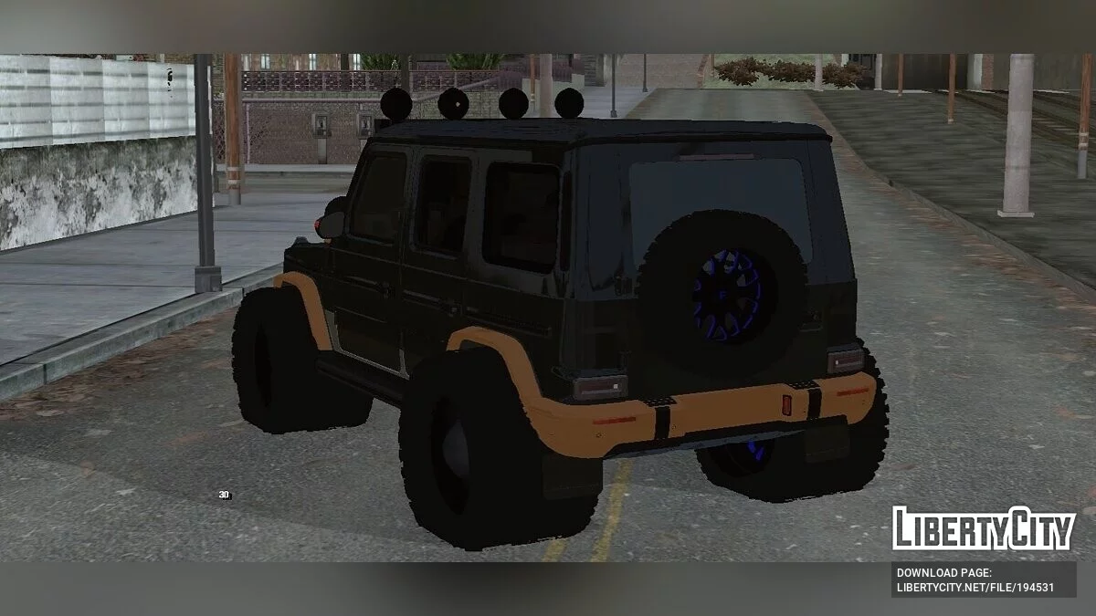 Mercedes-Benz G Wagon Off Road (только DFF) / GTA سان أندرياس (iOS، أندرويد)