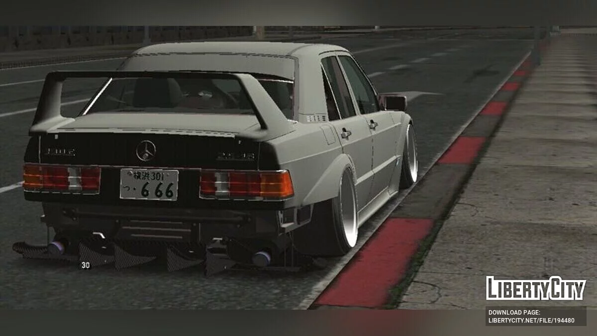 Mercedes-Benz W201 190E EVO II Custom / GTA سان أندرياس (iOS، أندرويد)