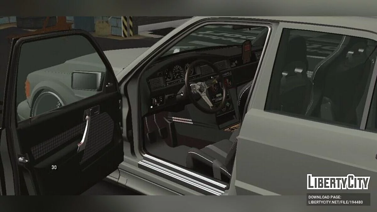 Mercedes-Benz W201 190E EVO II Custom / GTA سان أندرياس (iOS، أندرويد)