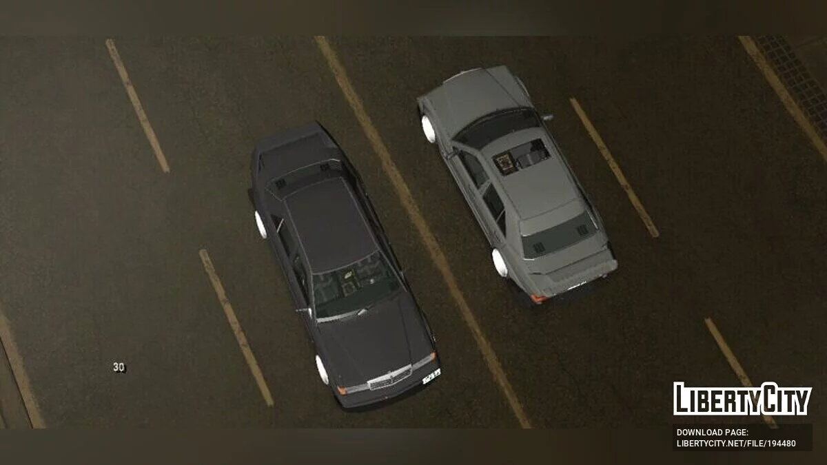 Mercedes-Benz W201 190E EVO II Custom / GTA سان أندرياس (iOS، أندرويد)