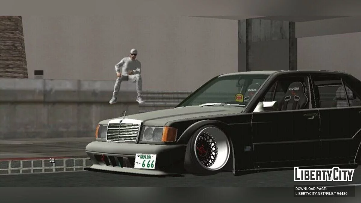 Mercedes-Benz W201 190E EVO II Custom / GTA سان أندرياس (iOS، أندرويد)