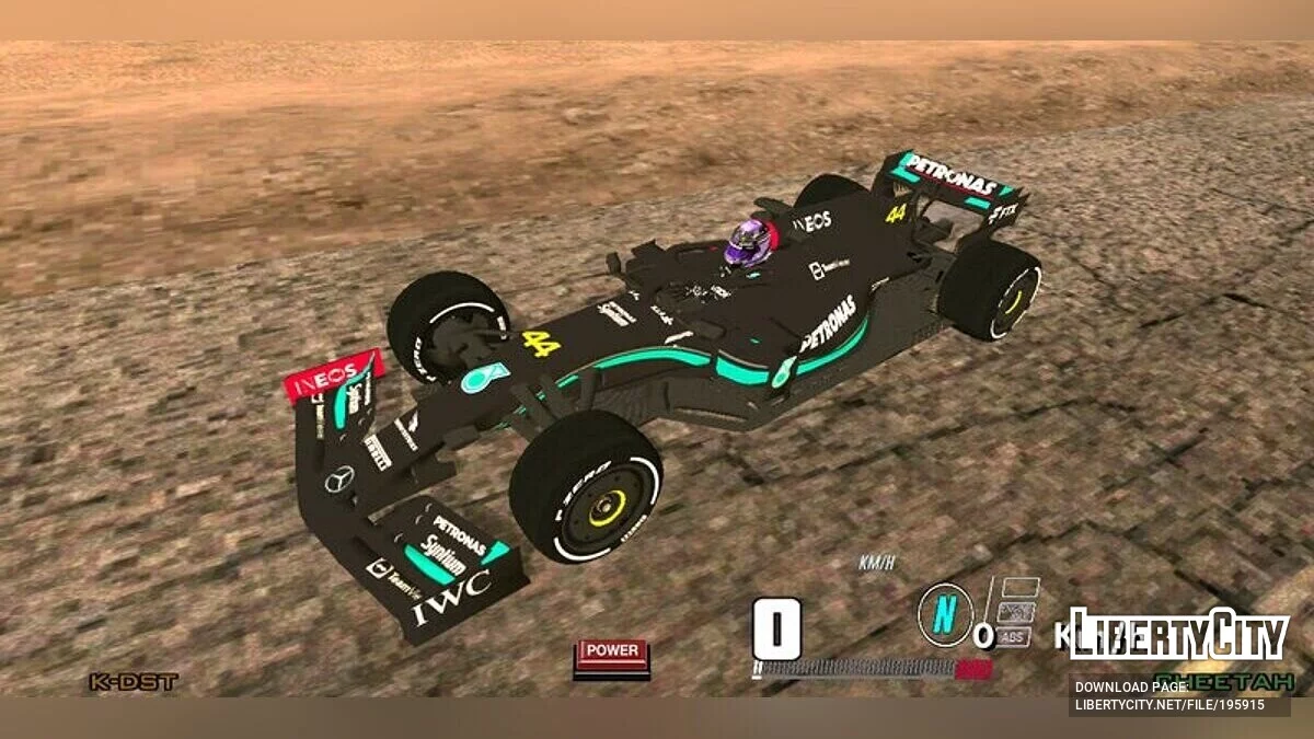 Mercedes-AMG F1 W12 Dengan Livery 2023 / GTA San Andreas (iOS, Android)