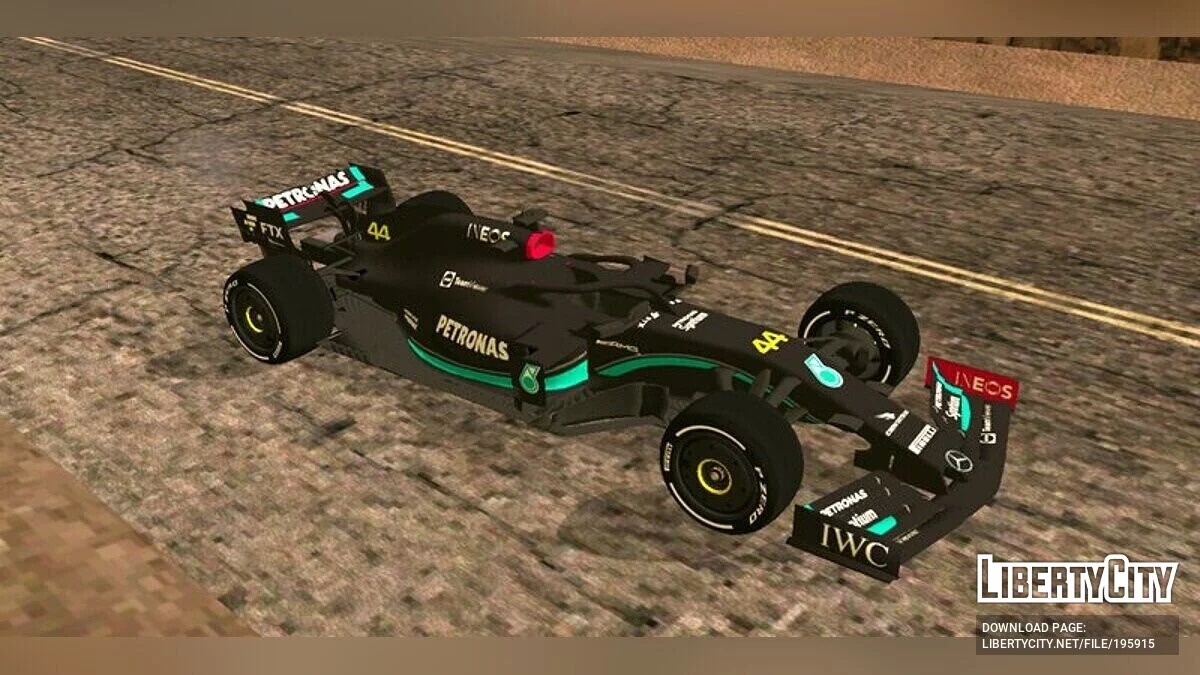 Mercedes-AMG F1 W12 Dengan Livery 2023 / GTA San Andreas (iOS, Android)