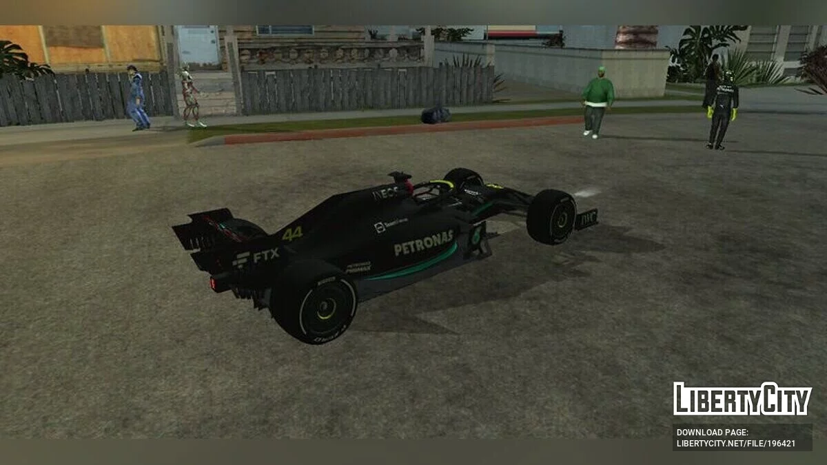 مرسيدس-AMG F1 W12 مع 2023 + لويس هاميلتون / GTA سان أندرياس (iOS، أندرويد)