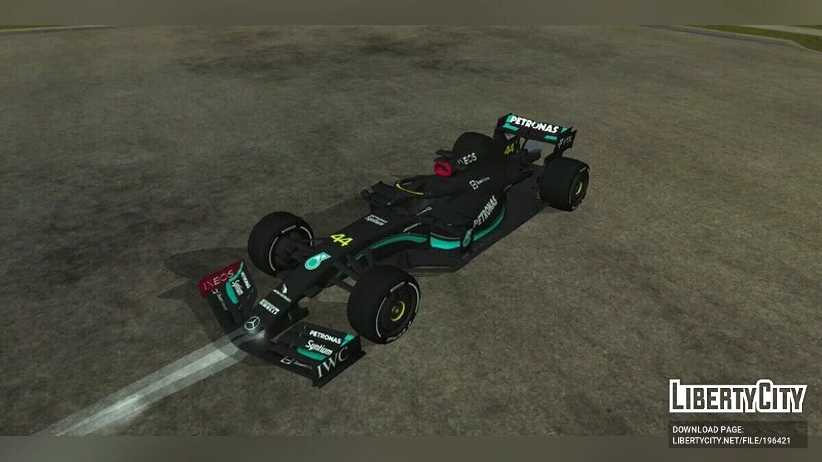 مرسيدس-AMG F1 W12 مع 2023 + لويس هاميلتون / GTA سان أندرياس (iOS، أندرويد)