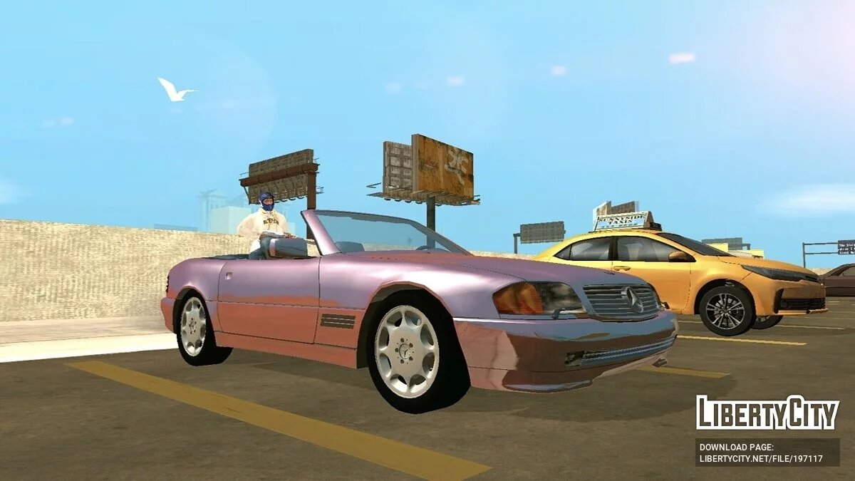 Mercedes SL500 2002 (DFF Only) / GTA San Andreas (iOS, Android)
