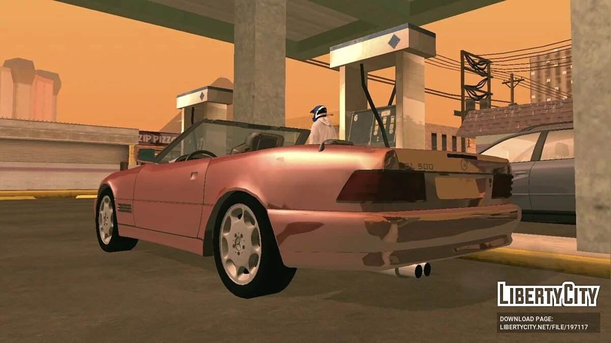 Mercedes SL500 2002 (DFF Only) / GTA San Andreas (iOS, Android)