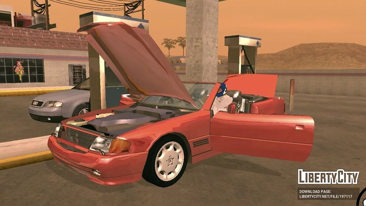 Mercedes SL500 2002 (DFF Only) / GTA San Andreas (iOS, Android)