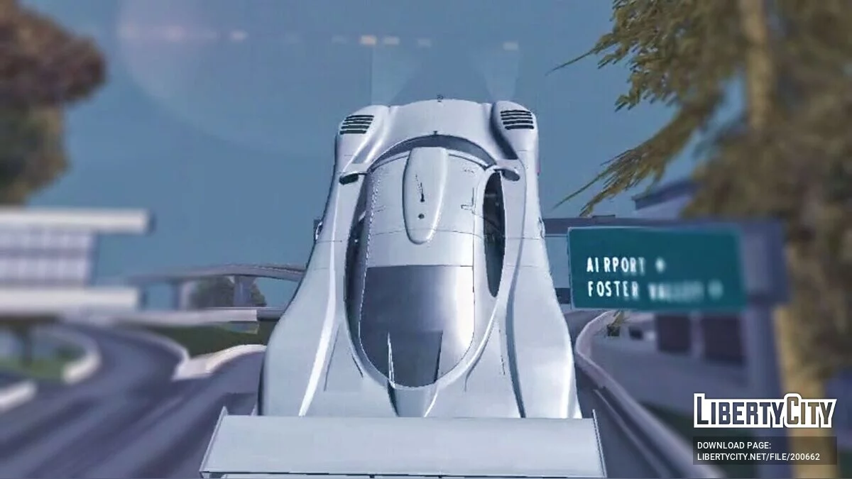 Mercedes-Benz CLK GTR (仅DFF) / GTA San Andreas (iOS, Android)