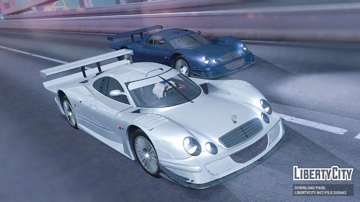 Mercedes-Benz CLK GTR (仅DFF) / GTA San Andreas (iOS, Android)