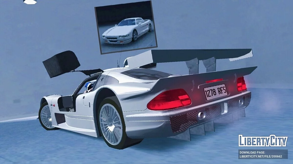 Mercedes-Benz CLK GTR (仅DFF) / GTA San Andreas (iOS, Android)