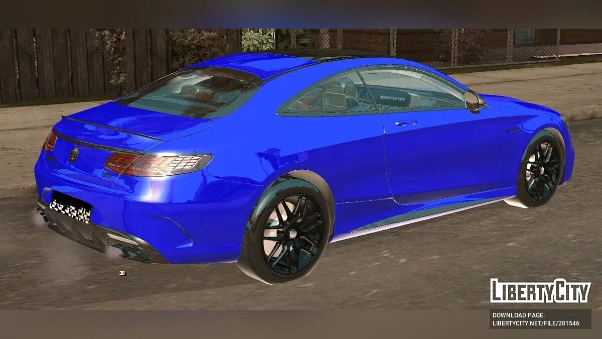 Mercedes-Benz S63 BRABUS 800 / GTA San Andreas (iOS, Android)