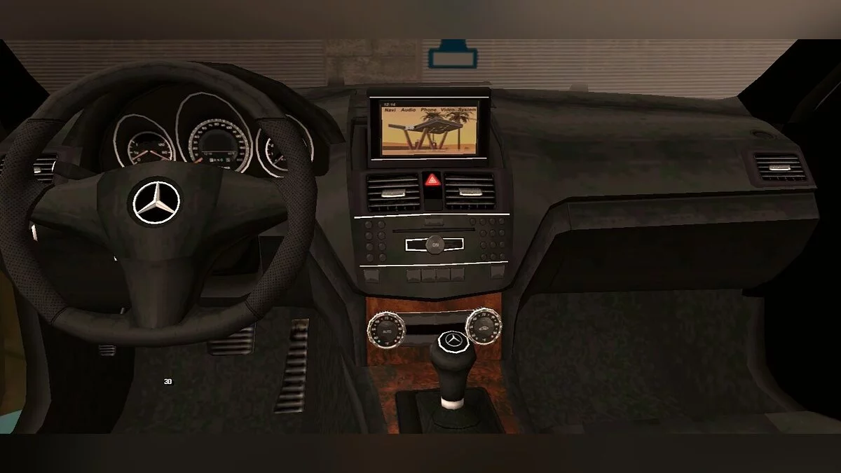 Mercedes-Benz C63 W204 / GTA San Andreas (iOS, Android)