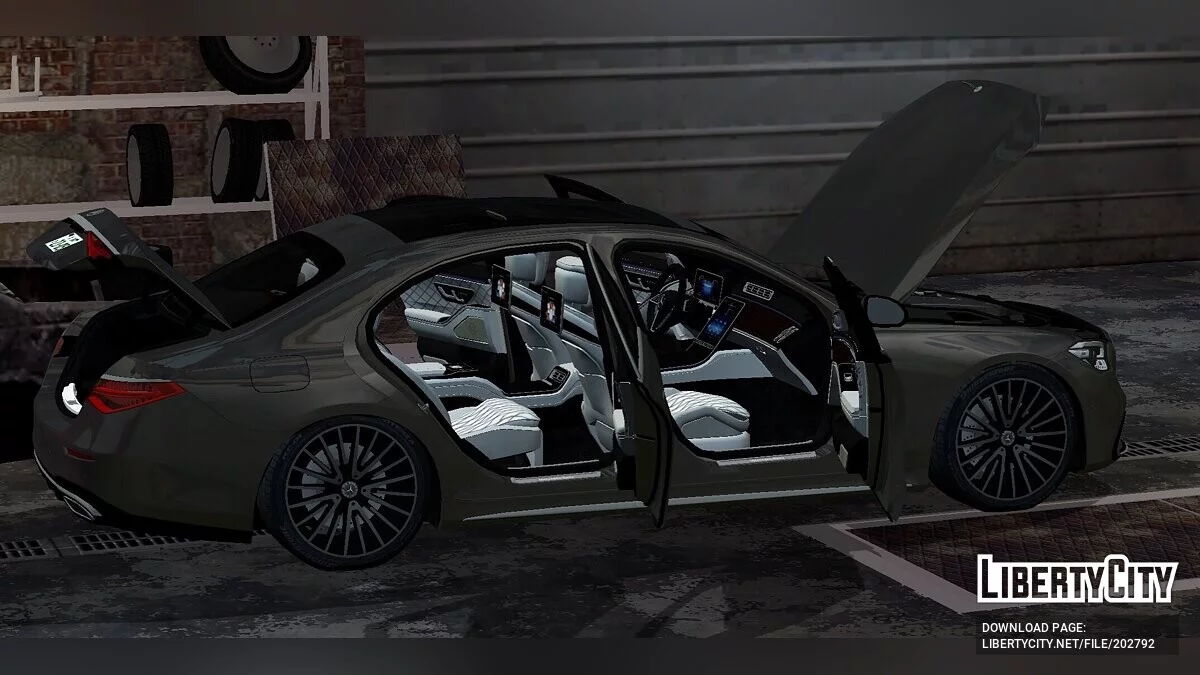 Mercedes-Benz W223 / GTA San Andreas (iOS, Android)