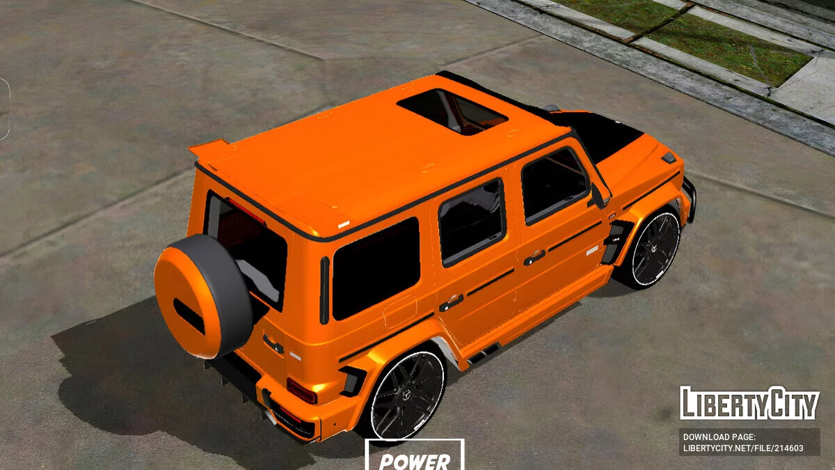 مرسيدس بنز G63 برابوس (DFF فقط) / GTA سان أندرياس (iOS، أندرويد)