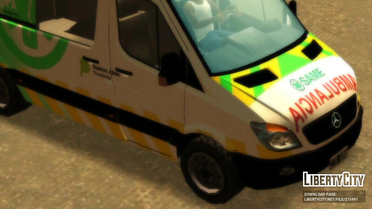 Mercedes-Benz  - Швидка Допомога / GTA San Andreas (iOS, Android)