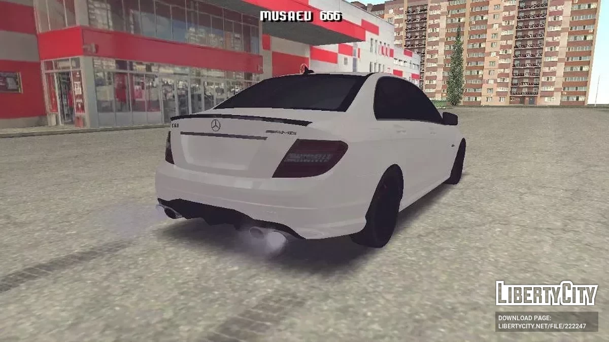 Mercedes-Benz C63 / GTA سان أندرياس (iOS، أندرويد)