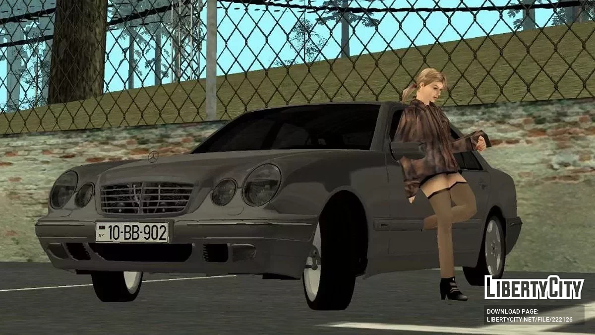 Mercedes-Benz W210 / GTA سان أندرياس (iOS، أندرويد)