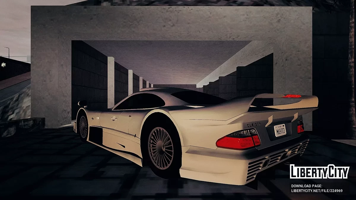 1998 Mercedes-Benz CLK GTR Straßenversion / GTA San Andreas (iOS, Android)