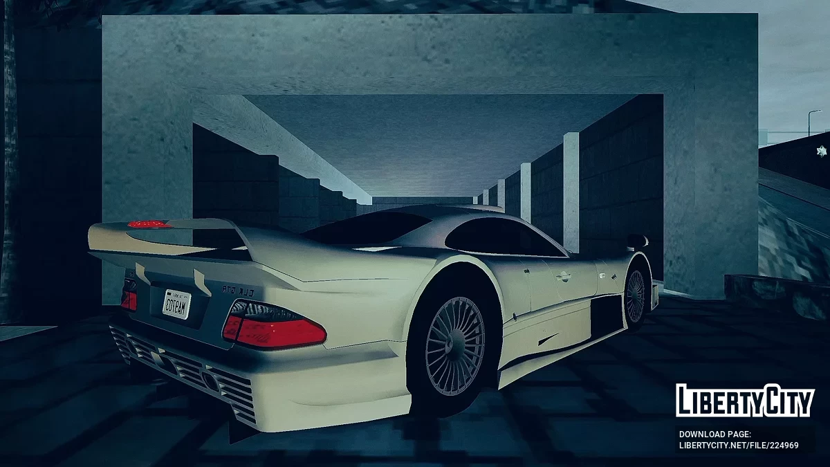 1998 Mercedes-Benz CLK GTR Straßenversion / GTA San Andreas (iOS, Android)