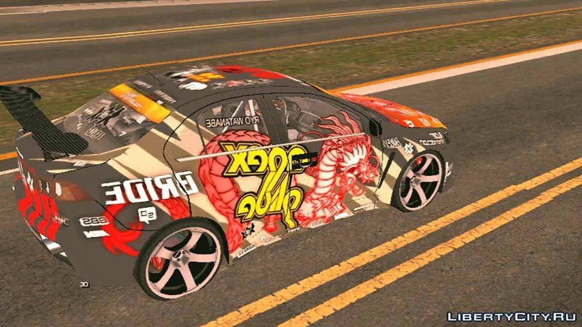 Mitsubishi Lancer Evolution Х / GTA San Andreas (iOS, Android)