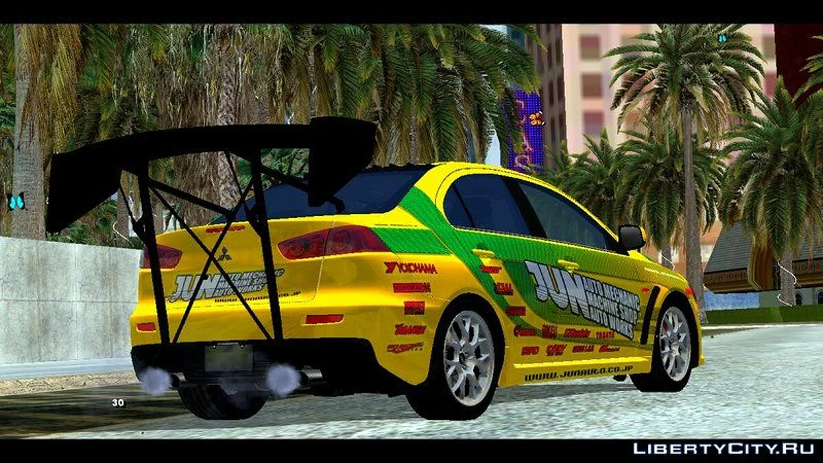2008 Mitsubishi Lancer Evolution X / GTA San Andreas (iOS, Android)
