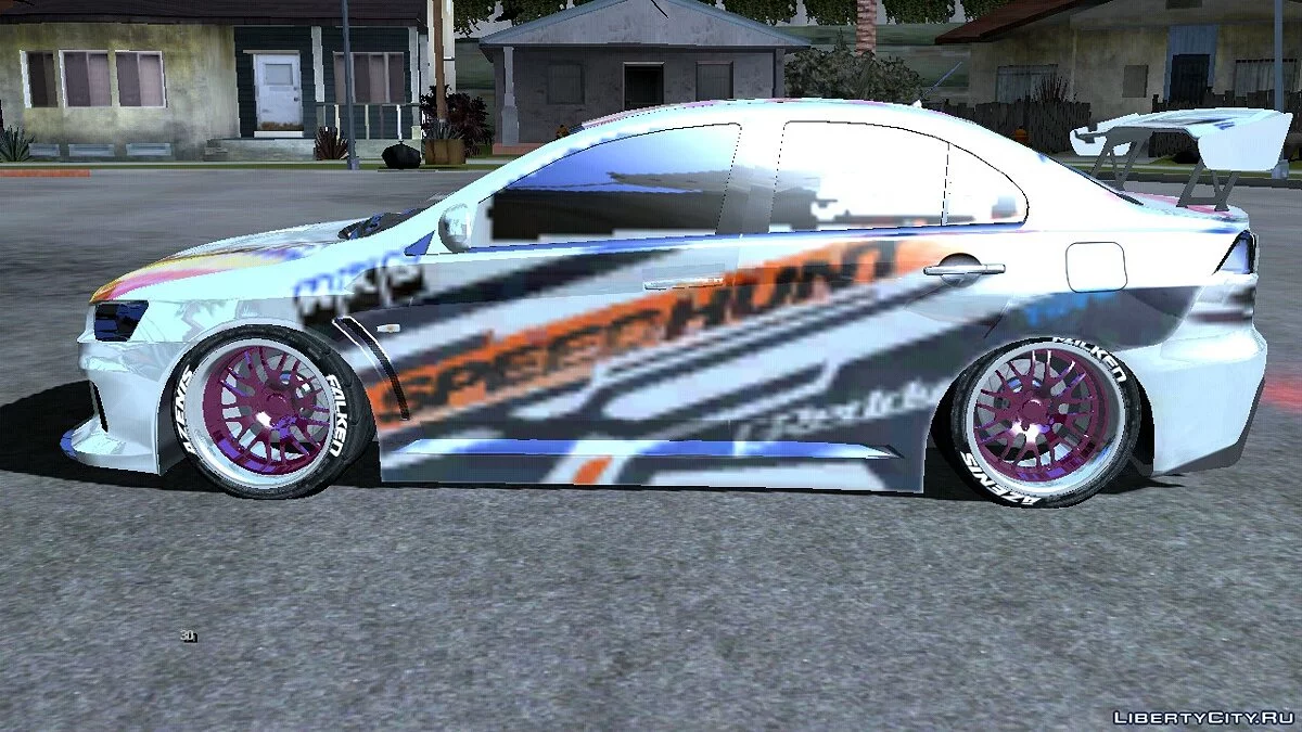 Mitsubishi Lancer Evo / GTA سان أندرياس (iOS، أندرويد)