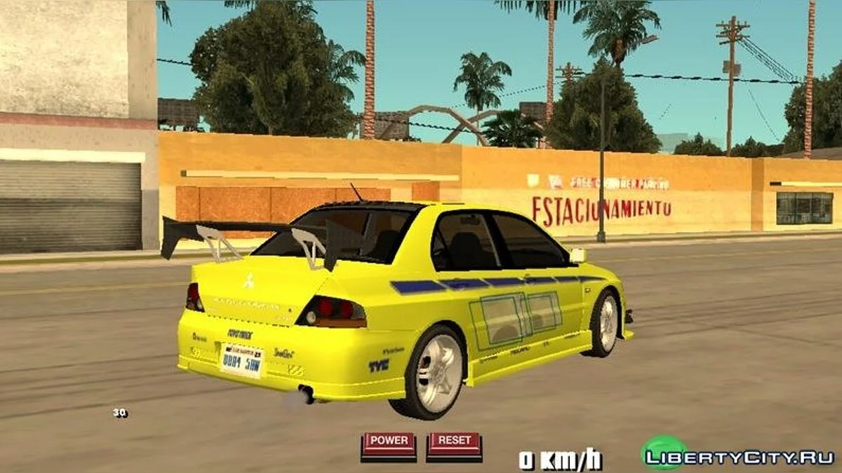 Mitsubishi Lancer Evolution IX FQ-360 2007 / GTA San Andreas (iOS, Android)