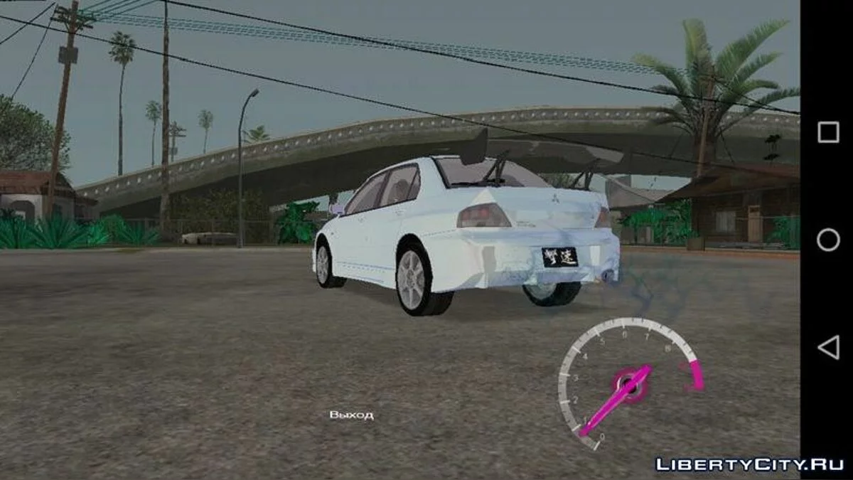 Mitsubishi Lancer EVO VIII Tunable / GTA San Andreas (iOS, Android)