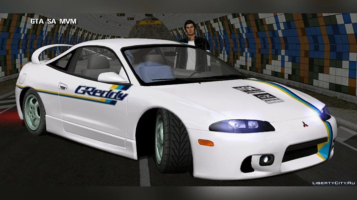 Mitsubishi Eclipse + vinyles / GTA San Andreas (iOS, Android)