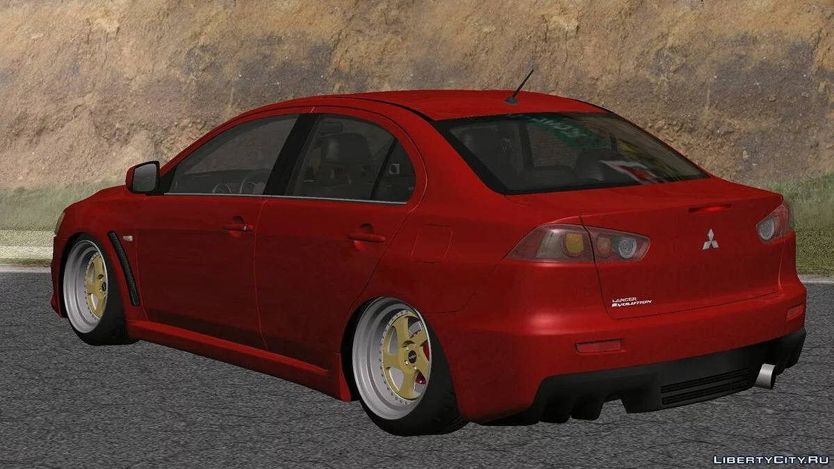 Mitsubishi Lancer Evolution / GTA San Andreas (iOS, Android)