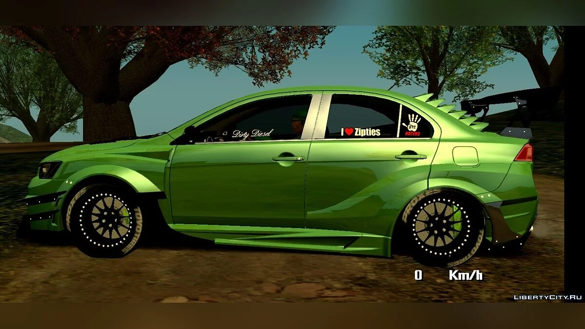 2015 Mitsubishi Lancer Evolution X Varis Kit / GTA San Andreas (iOS, Android)