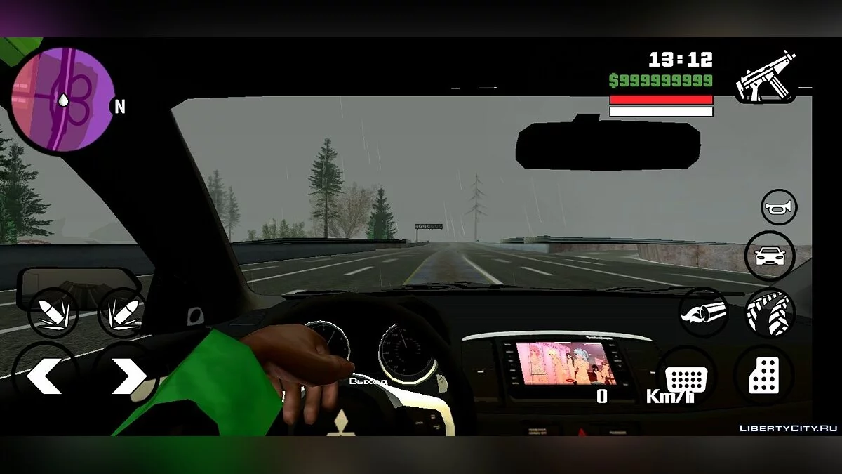 2015 Mitsubishi Lancer Evolution X Varis Kit / GTA San Andreas (iOS, Android)