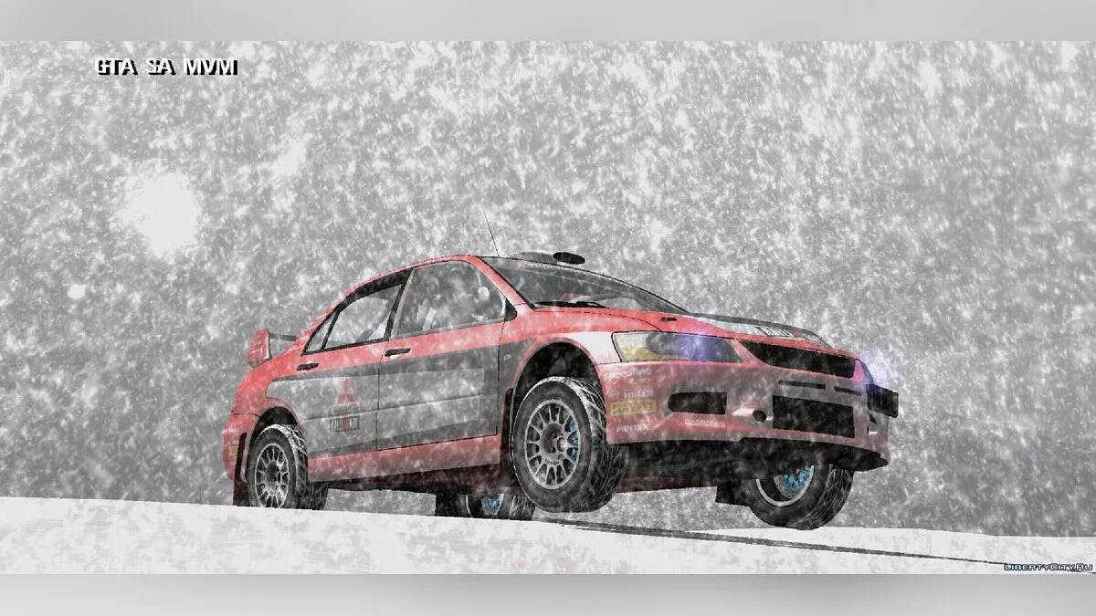 Mitsubishi Lancer Rally + вініл / GTA San Andreas (iOS, Android)