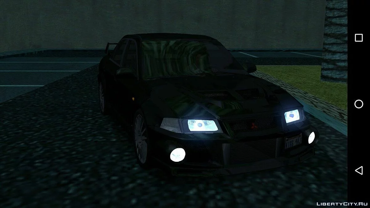 Mitsubishi Lancer Evolution 6 v1.6 (hanya DFF) / GTA San Andreas (iOS, Android)
