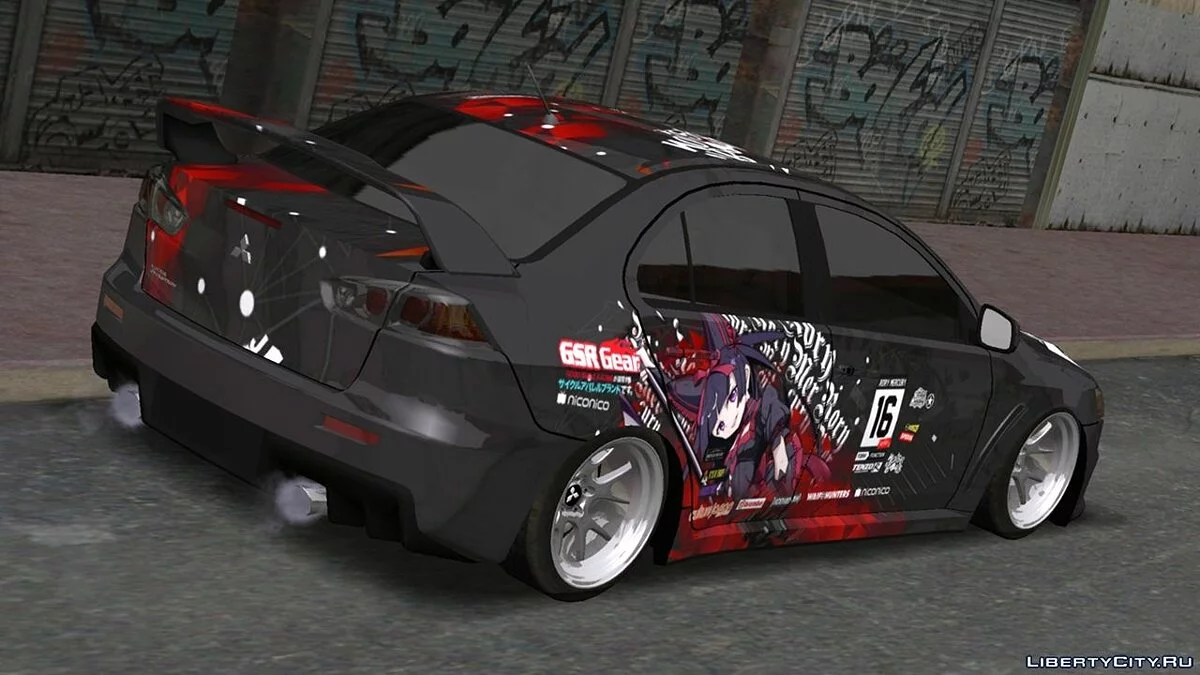 Mitsubishi Lancer Evolution X (solo DFF) / GTA San Andreas (iOS, Android)