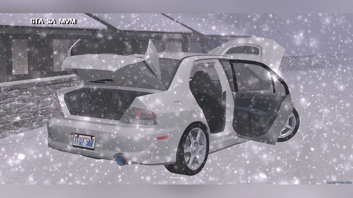 Mitsubishi Lancer + vinil / GTA San Andreas (iOS, Android)