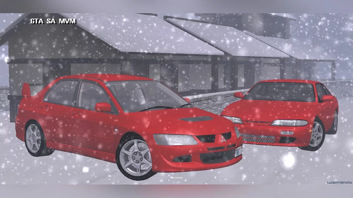 Mitsubishi Lancer + вініли / GTA San Andreas (iOS, Android)