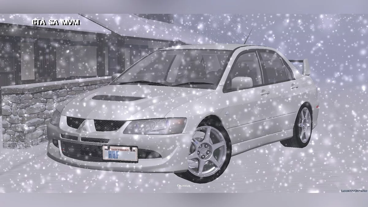 Mitsubishi Lancer + vinil / GTA San Andreas (iOS, Android)