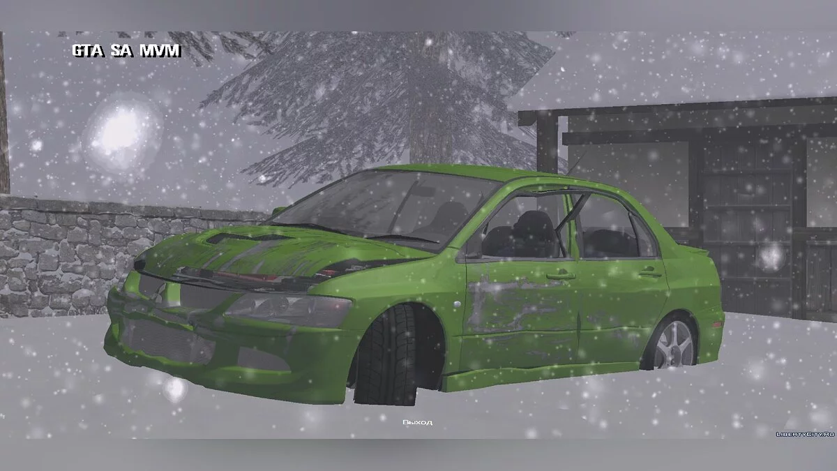 Mitsubishi Lancer + vinil / GTA San Andreas (iOS, Android)