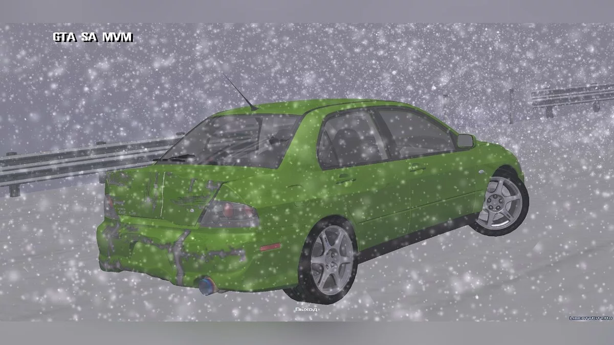 Mitsubishi Lancer + vinil / GTA San Andreas (iOS, Android)