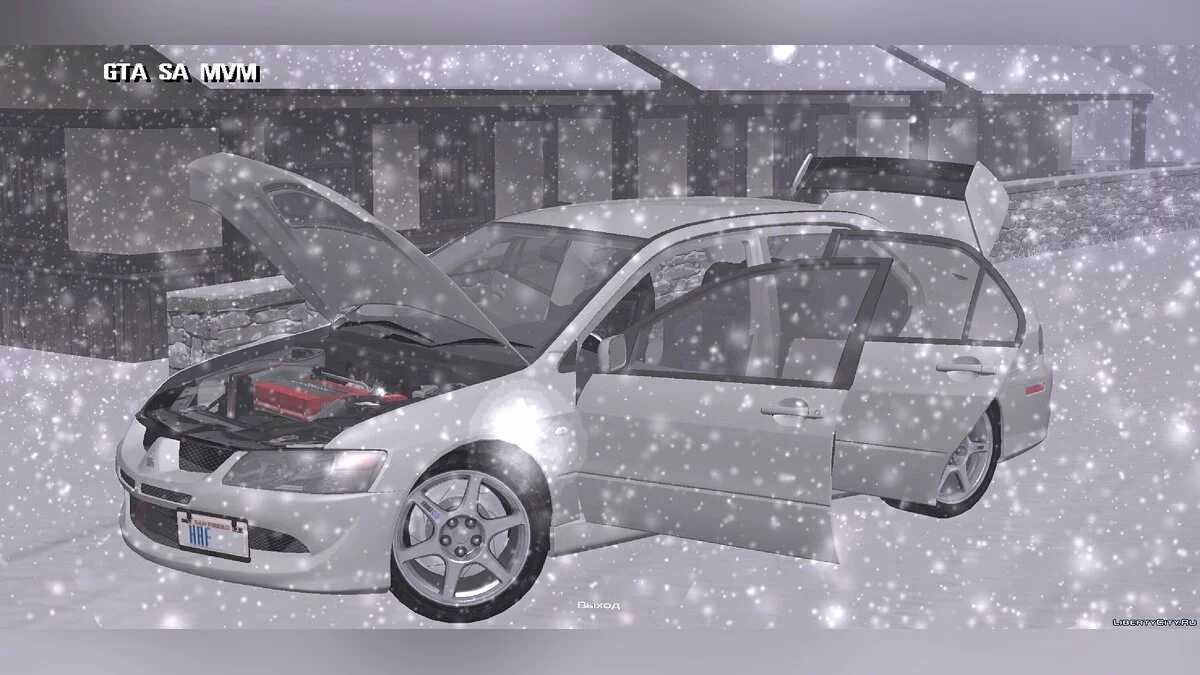 Mitsubishi Lancer + vinil / GTA San Andreas (iOS, Android)