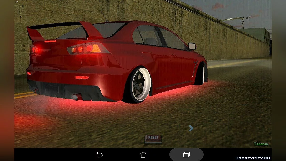 Mitsubishi Evo X (DFF only) / GTA San Andreas (iOS, Android)