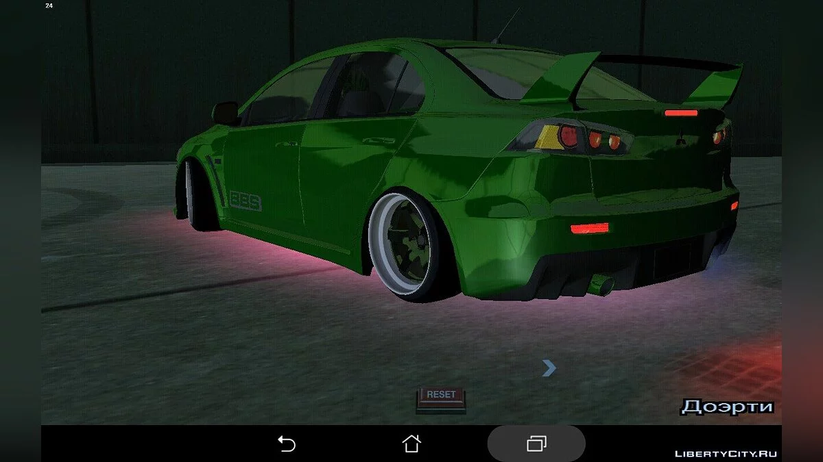 Mitsubishi Evo X (DFF only) / GTA San Andreas (iOS, Android)